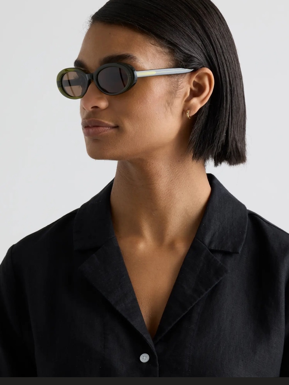 Quince Bali Polarized Acetate Sunglasses - Moss w/Brown Lens - Picture 2 of 15